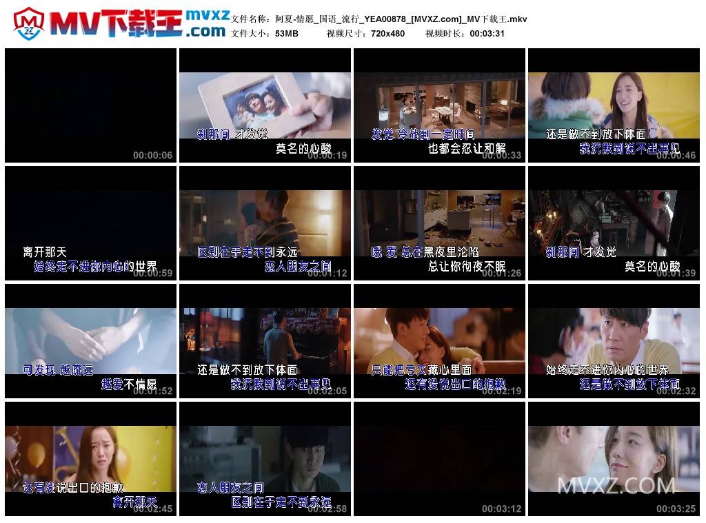 阿夏-情愿_国语_流行_YEA00878